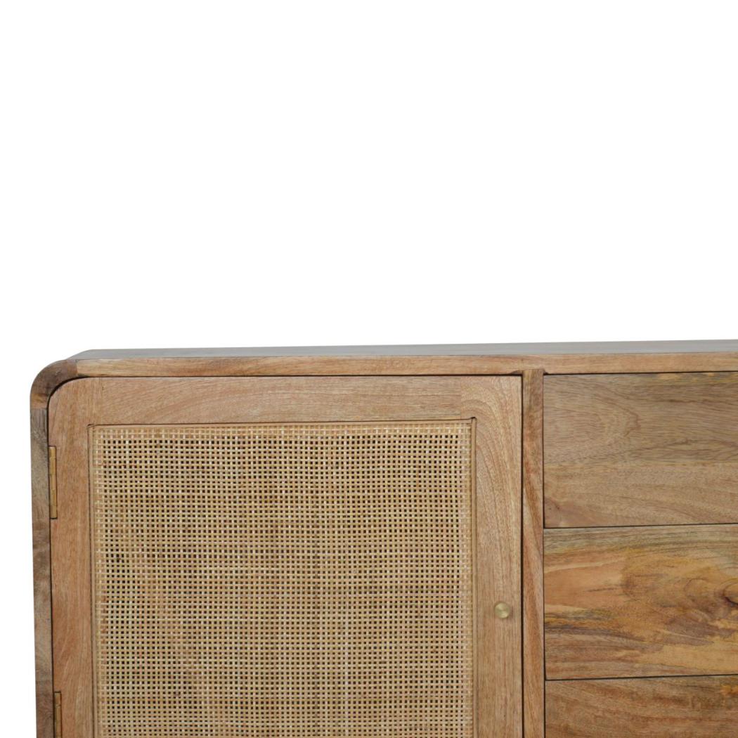 Close-Knit Sideboard | Textured Front | Contemporary Storage Cabinet