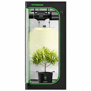 Compact Smart Grow Tent Starter Kit | 2.3x2.3 ft | 150W Full Spectrum LED