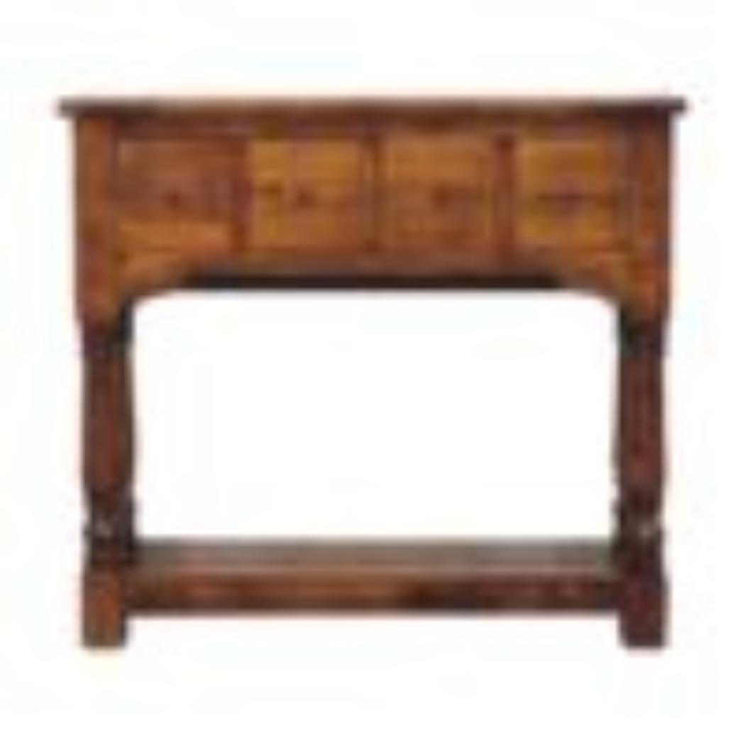 Console Table | Chestnut Finish | 4 Drawer Storage