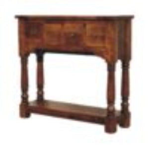 Console Table | Chestnut Finish | 4 Drawer Storage
