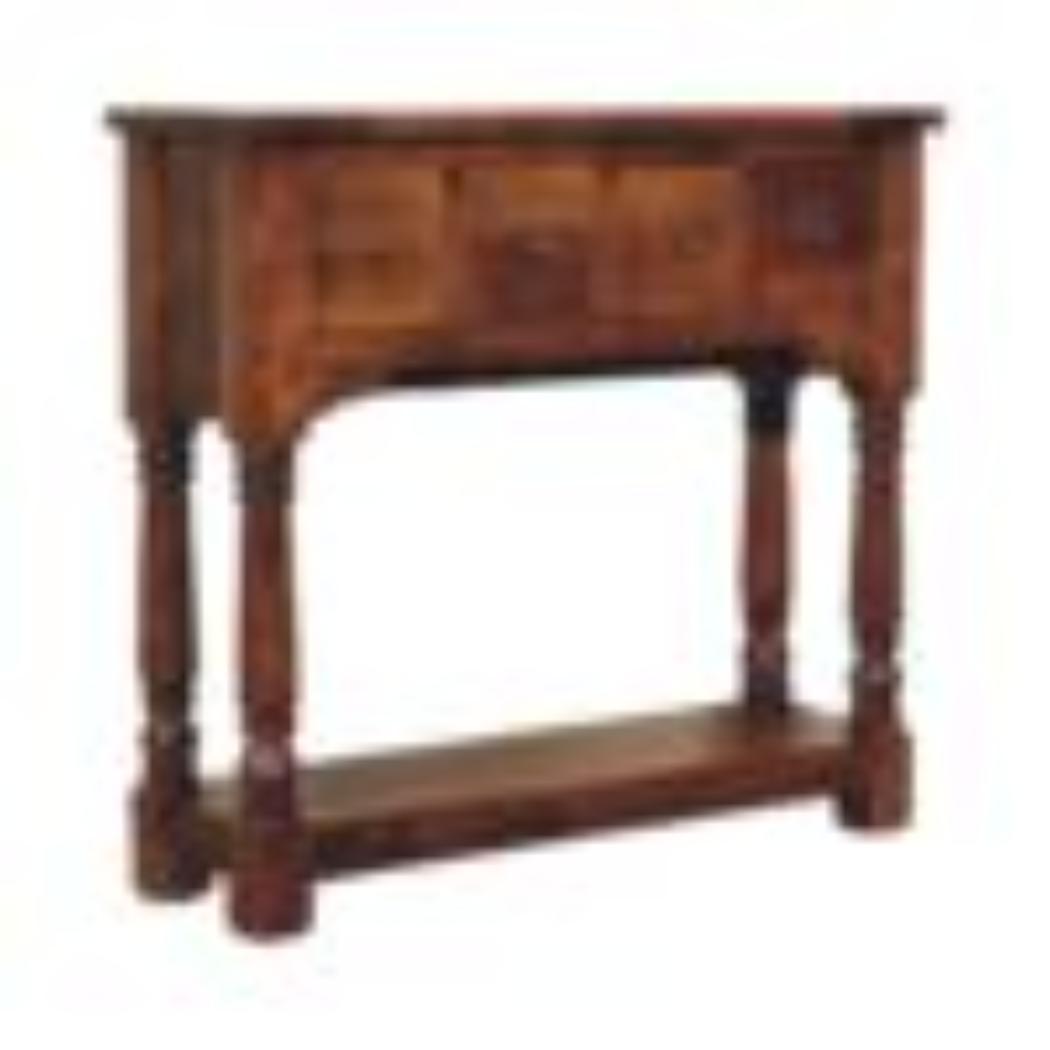 Console Table | Chestnut Finish | 4 Drawer Storage