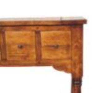 Console Table | Chestnut Finish | 4 Drawer Storage