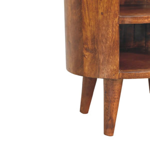 Cortez Chestnut Bedside Table | Solid Mango Wood | Bedroom Storage