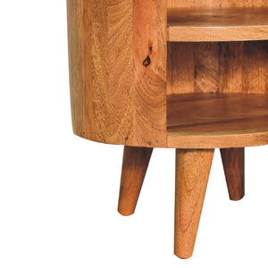 Cortez Oak-Inspired Bedside | Solid Mango Wood | Artisan-Crafted Design