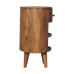 Cortez Oak-Inspired Bedside | Solid Mango Wood | Artisan-Crafted Design