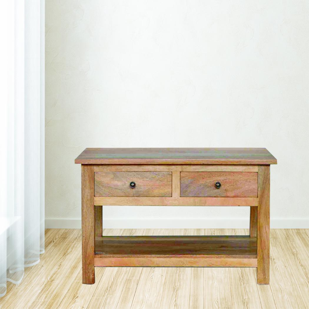 Country Coffee Table | 4 Drawer Storage | Rustic Living Room Table