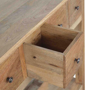 Country Console Table | 4 Drawer Storage | Rustic Hallway Furniture