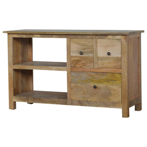 Country Media Unit | 3 Drawer Storage | Rustic TV Entertainment Cabinet