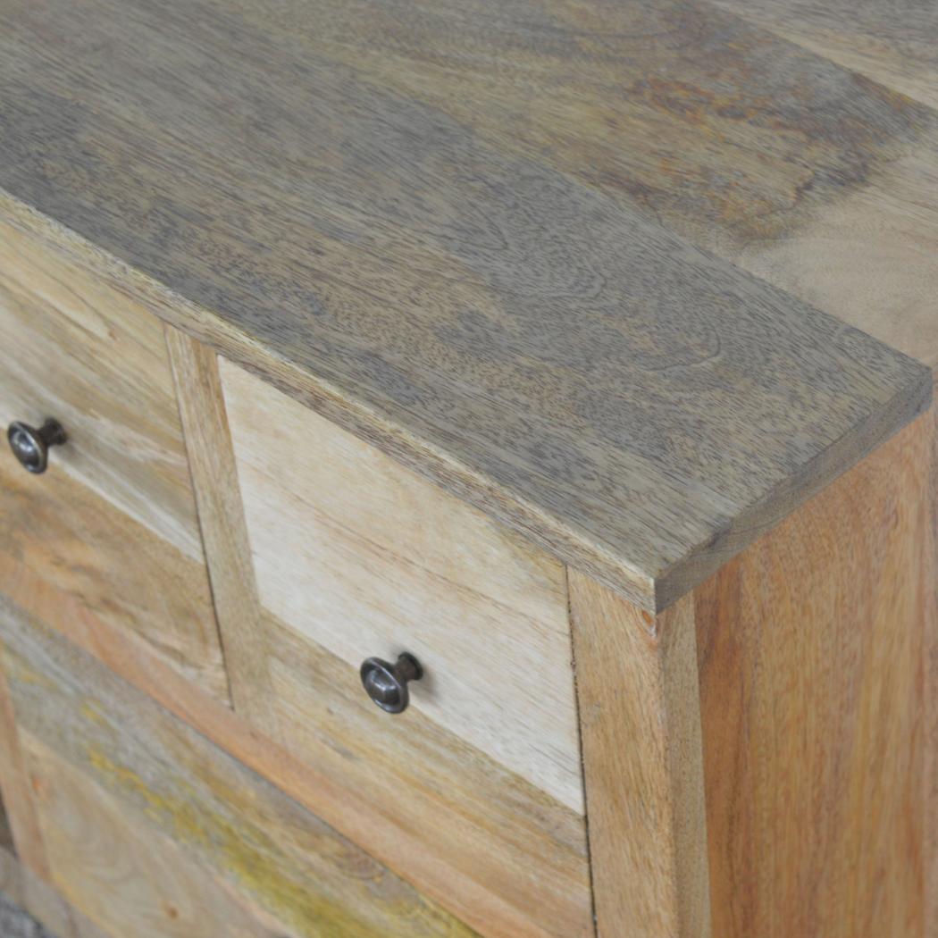 Country Media Unit | 3 Drawer Storage | Rustic TV Entertainment Cabinet
