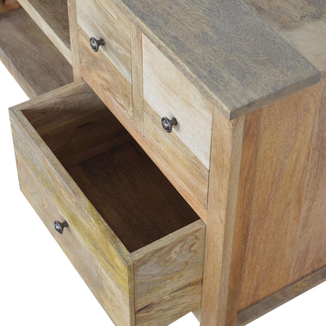 Country Media Unit | 3 Drawer Storage | Rustic TV Entertainment Cabinet