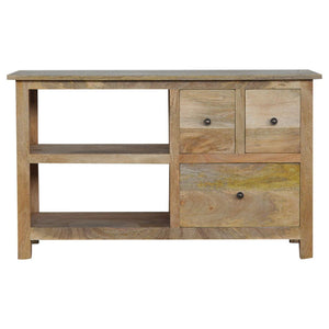 Country Media Unit | 3 Drawer Storage | Rustic TV Entertainment Cabinet