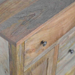 Country Multi-Drawer Console Table | Hallway Storage | Rustic Accent Furniture