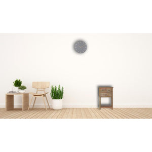 Country Style Telephone Table | Solid Mango Wood | Oak Finish | 3 Drawer Hallway Storage Console