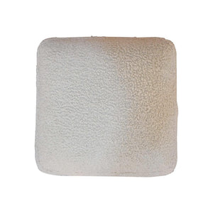 Cream Boucle Squoval Bench | Cream Bouclé Upholstery | Sculptural Curved Design