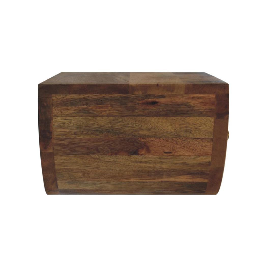 Crescent Floating Bedside Table | Wall-Mounted Bedroom Storage