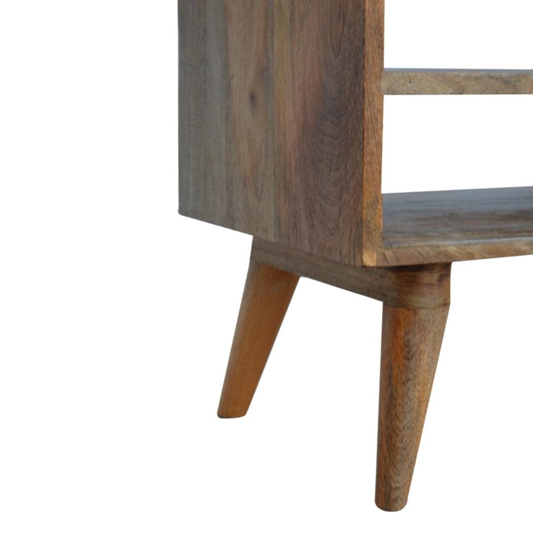 Cube Carved Media Unit | Cube-Carved Detail | TV & Media Storage