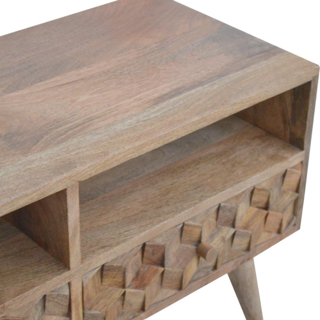 Cube Carved TV Unit | Cube-Carved Detail | TV & Media Storage