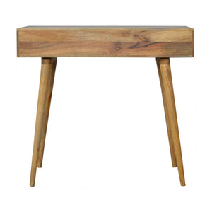 Cube Carved Writing Desk | Cube-Carved Detail | Home Office Desk