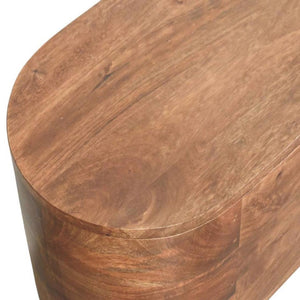 Curva Storage Trunk | Solid Mango Wood | Rounded Profile | Blanket Box and Coffee Table