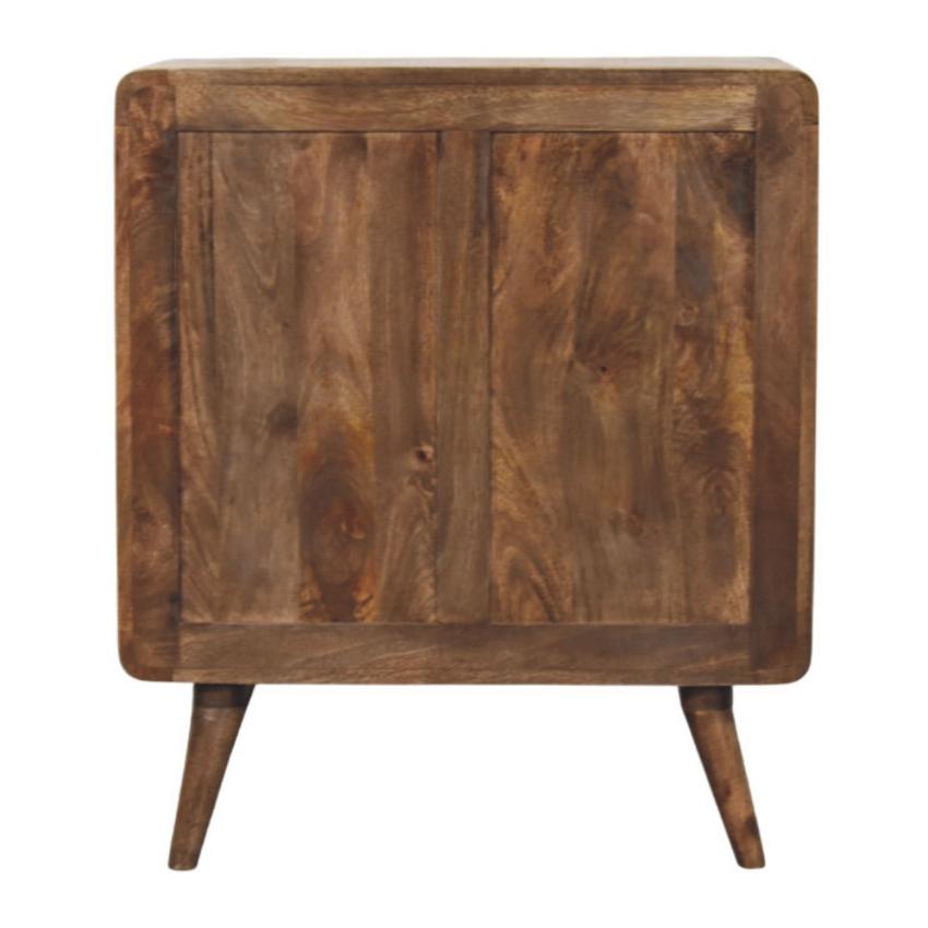 Curve Edge 3 Drawer Chest | Solid Wood Bedroom Storage