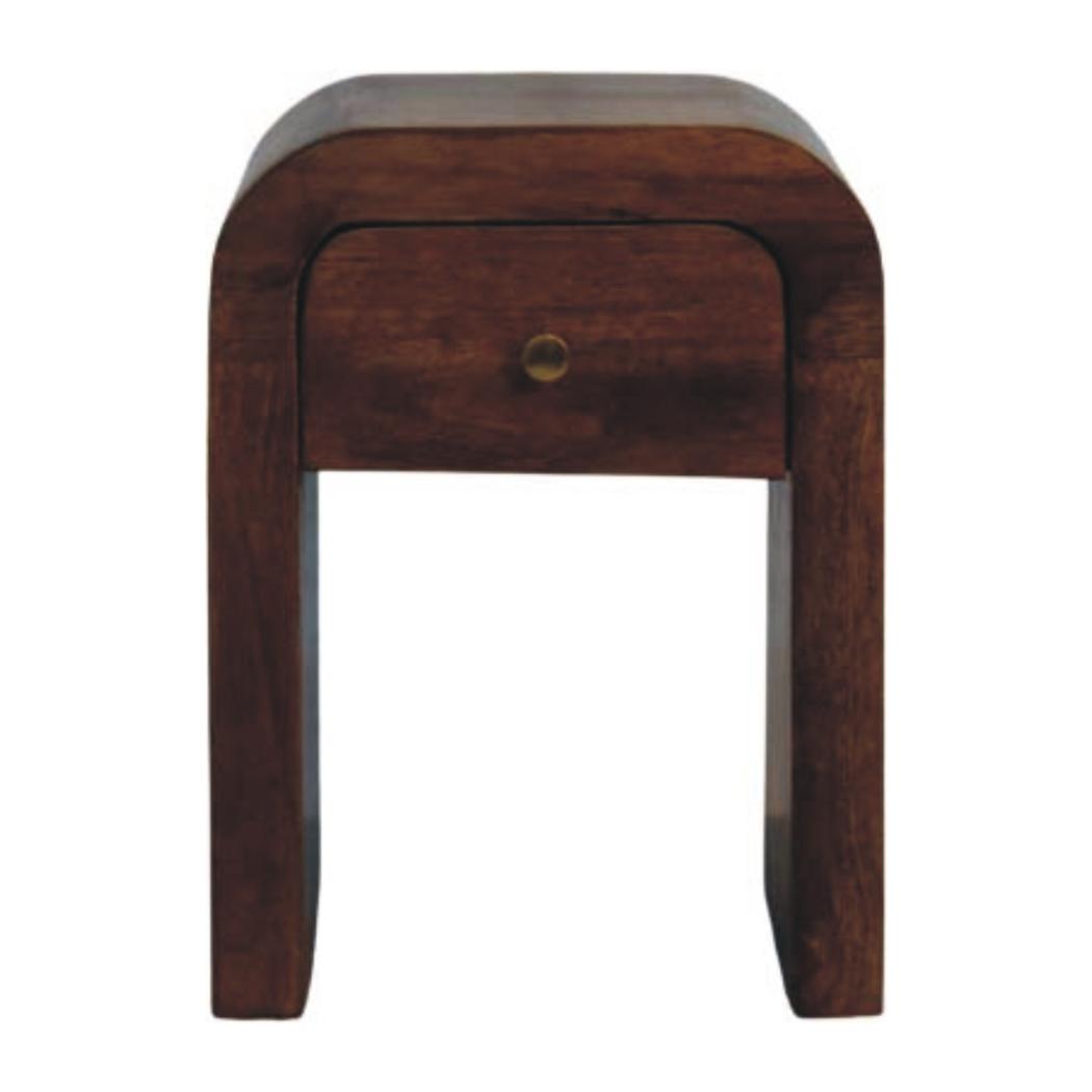 Curved Bedside Table | Sculptural Bedroom Storage