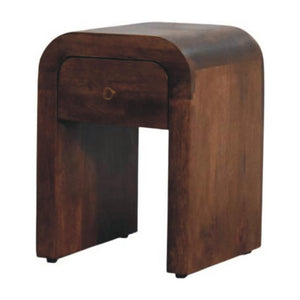 Curved Bedside Table | Sculptural Bedroom Storage