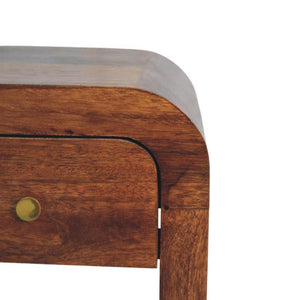 Curved Bedside Table | Sculptural Bedroom Storage