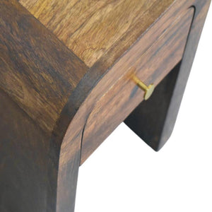 Curved Bedside Table | Sculptural Bedroom Storage