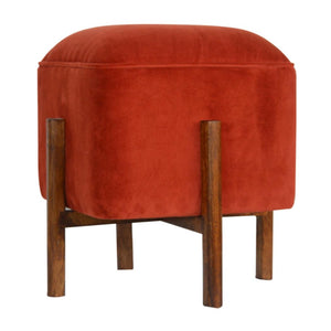 Curved Chest of Drawers | Solid Mango Wood | Oak Finish | Rounded Storage Cabinet