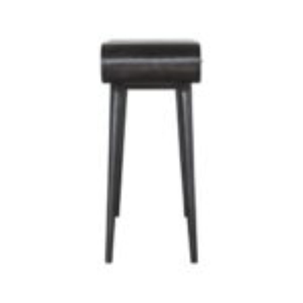 Curved Console Table | Solid Mango Wood | Ash Black Finish | Hallway Furniture