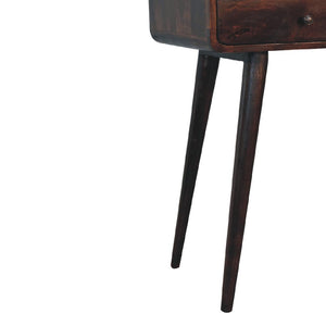 Curved Console Table | Walnut Finish | Hallway & Entryway Furniture