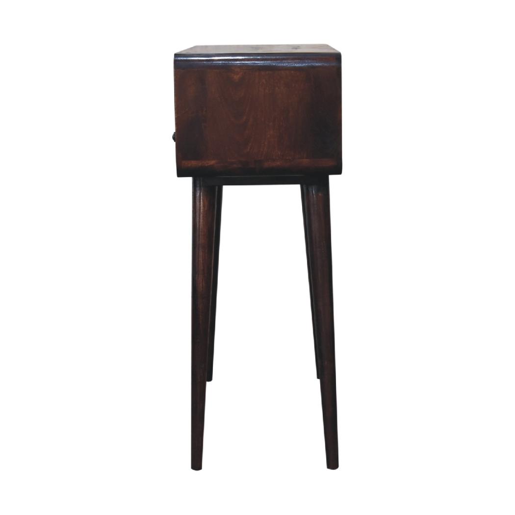 Curved Console Table | Walnut Finish | Hallway & Entryway Furniture
