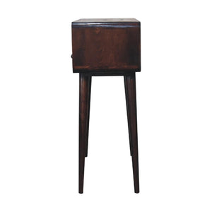 Curved Console Table | Walnut Finish | Hallway & Entryway Furniture