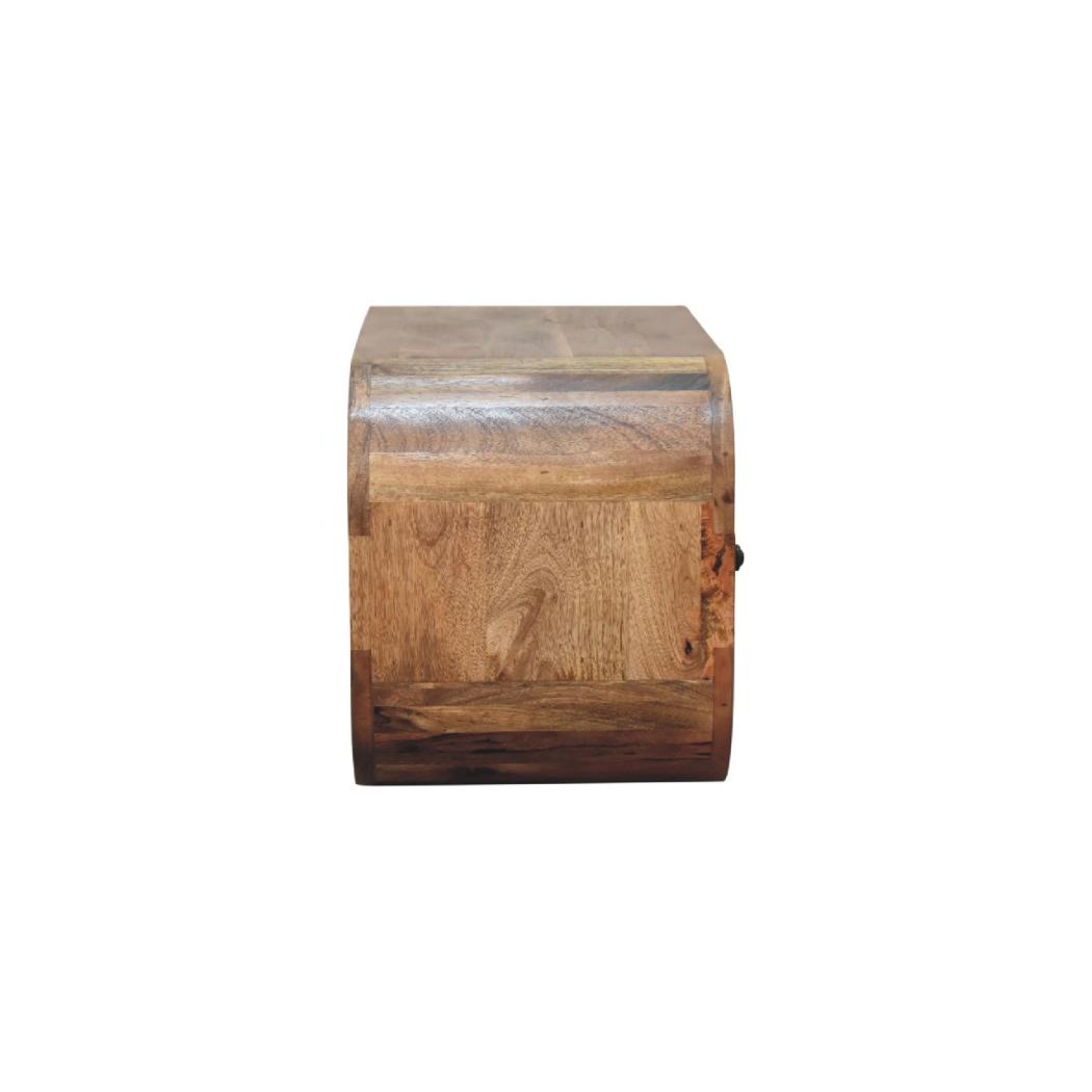 Curved Edge Media Unit | 2 Drawer TV Storage | Soft Contemporary Design