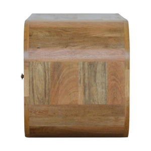 Curved Edge TV Unit | 2 Drawer Media Console | Living Room Storage