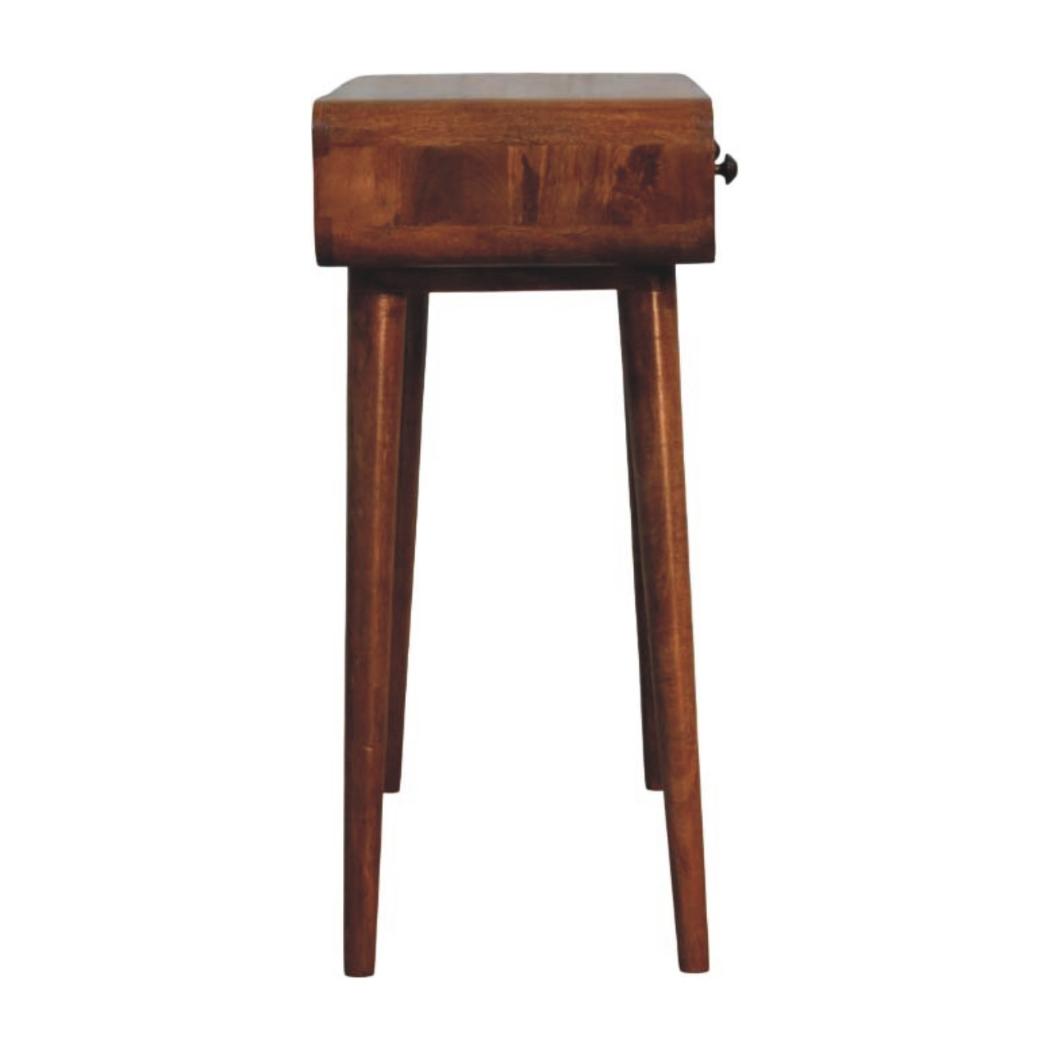 Curved Two-Drawer Console Table | Sculptural Hallway Storage