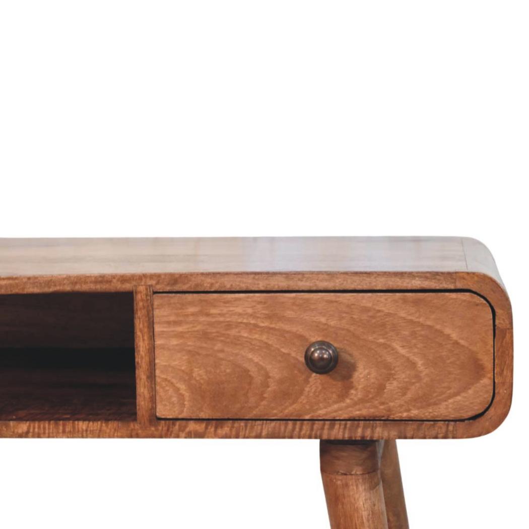 Curved Writing Desk | Sculptural Home Office Furniture