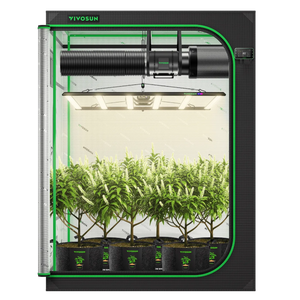 Large-Capacity Smart Grow Tent System | 5x5 ft | 750W Full Spectrum LED