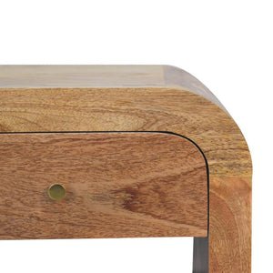 Darcy Bedside | Solid Mango Wood | Natural Wood Finish | Artisan-Crafted Design