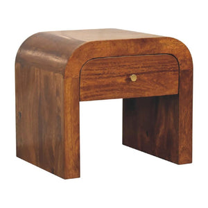 Darcy Chestnut Bedside Table | Solid Mango Wood | Bedroom Storage