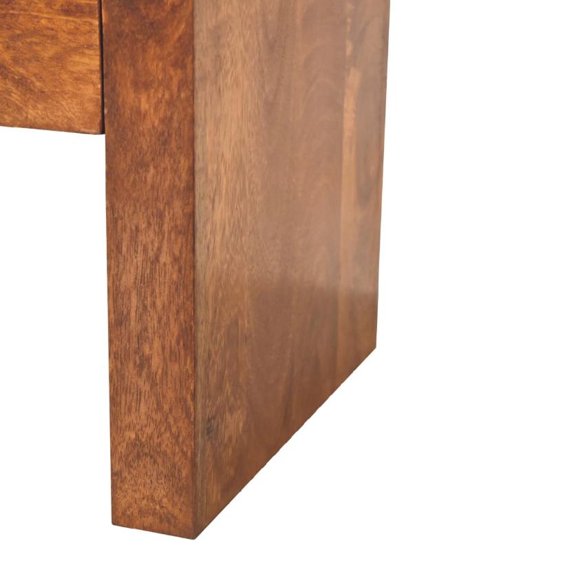 Darcy Chestnut Bedside Table | Solid Mango Wood | Bedroom Storage