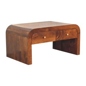 Darcy Chestnut Coffee Table | Solid Mango Wood | Artisan-Crafted Design