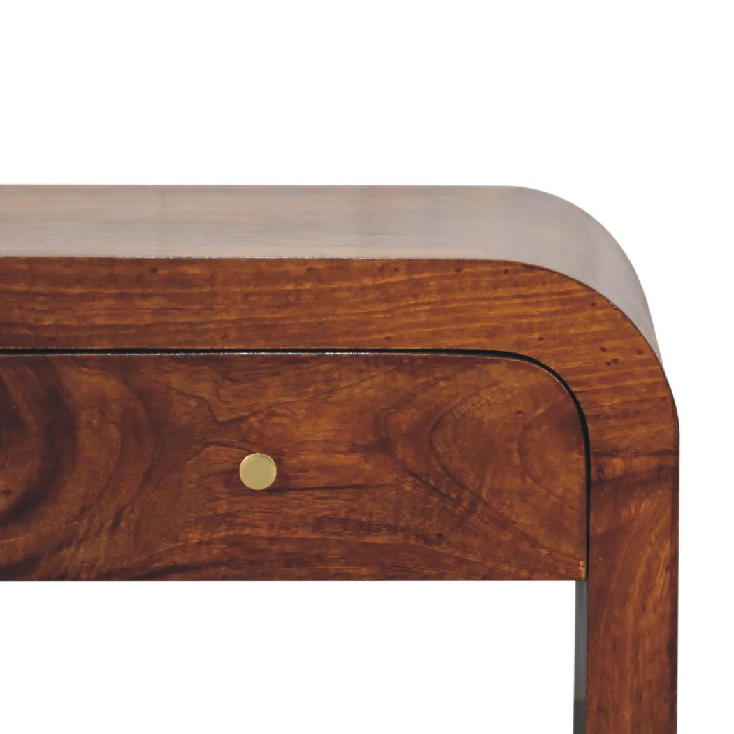 Darcy Chestnut Coffee Table | Solid Mango Wood | Artisan-Crafted Design