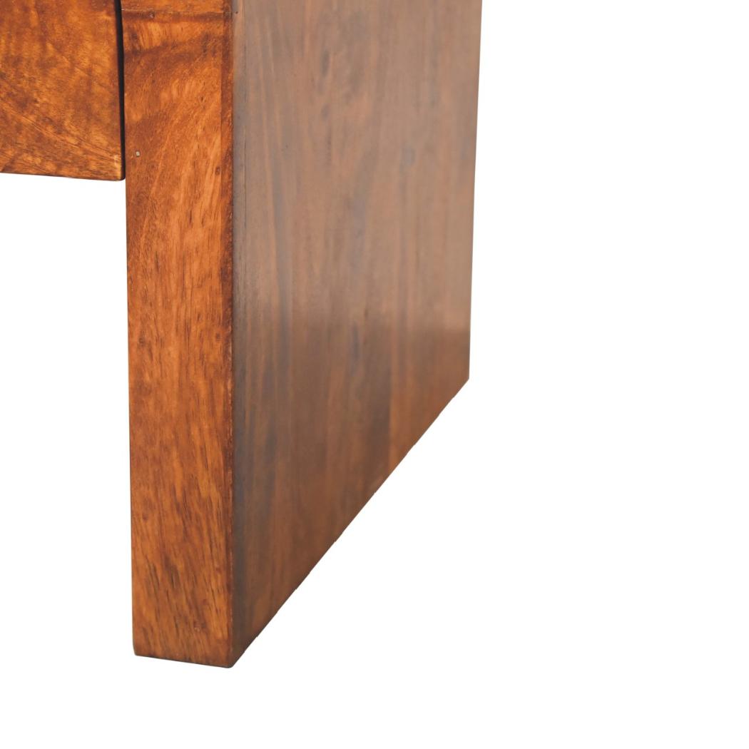 Darcy Chestnut Coffee Table | Solid Mango Wood | Artisan-Crafted Design