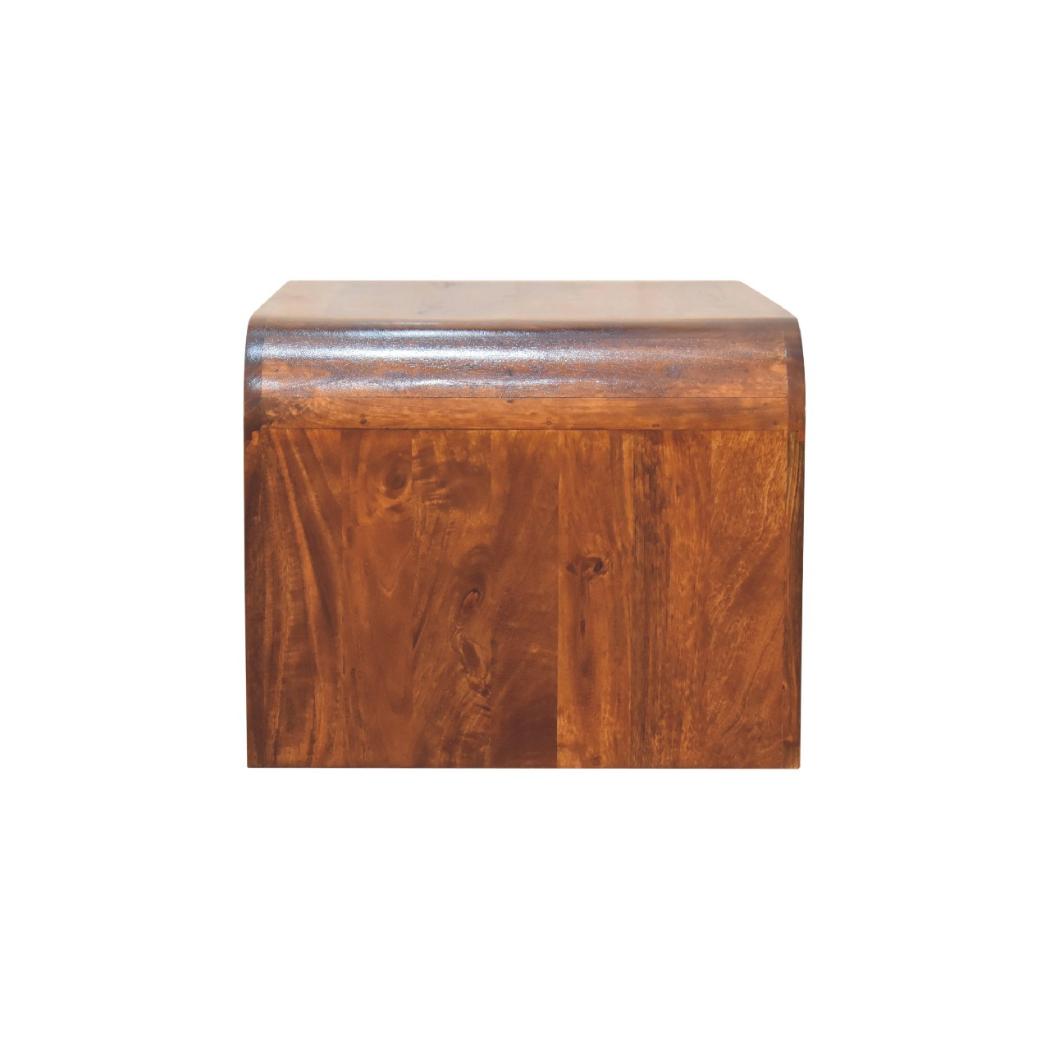 Darcy Chestnut Coffee Table | Solid Mango Wood | Artisan-Crafted Design