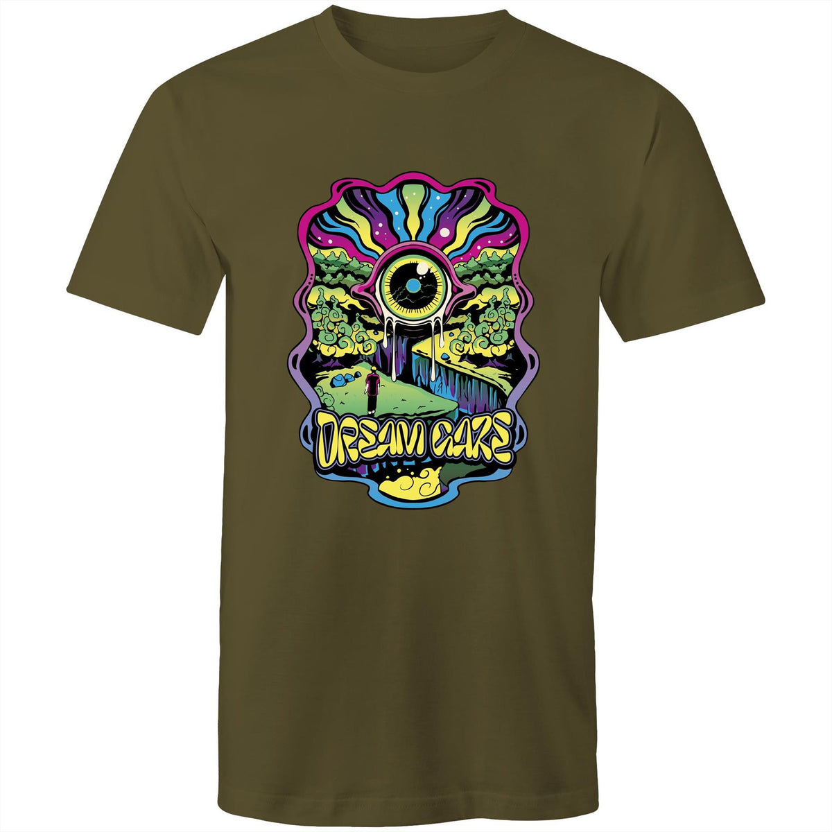 Men's Psychedelic Eye Forest T-shirt