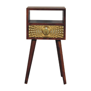 Eden Mini Bedside | Solid Mango Wood | Natural Wood Finish | Compact Design