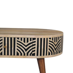Edessa Bone Inlay Coffee Table | Artisan Bone Inlay | Natural Inlay Finish | Artisan Inlay Detail