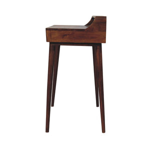 Elevated Chestnut Console Table | Solid Mango Wood | Hallway Table