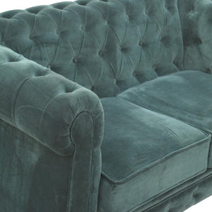 Emerald Green Velvet Chesterfield Bench | Distinctive Detail | Versatile Home Furniture